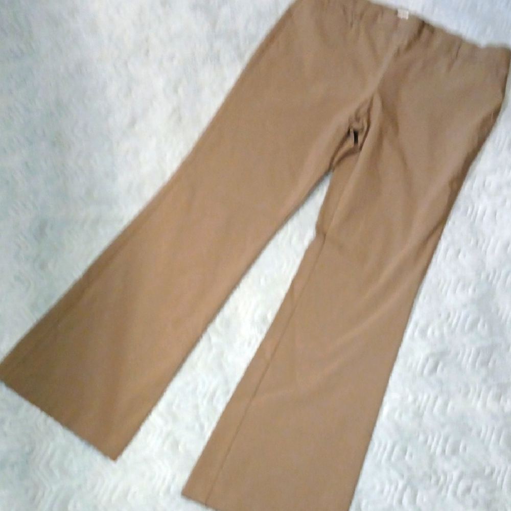 Briggs New York Women's Flare Pants in Tan